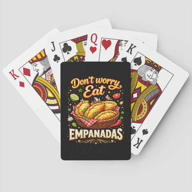 Don’t Worry, Eat Empanadas Poker Cards (Back)