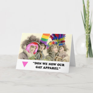 Don We Now Our Gay Apparel Christmas Cards