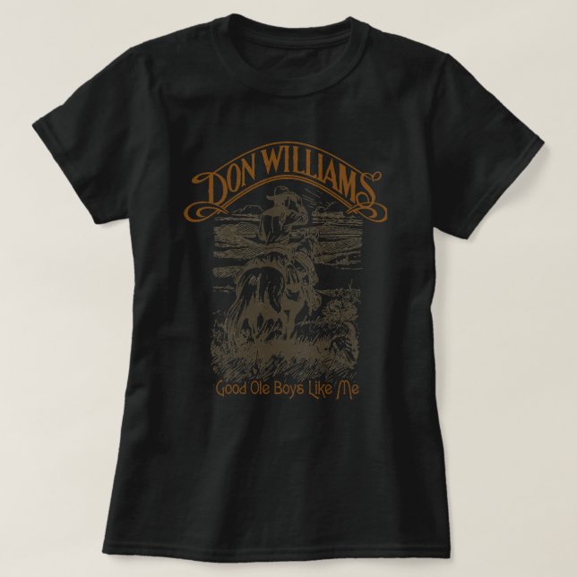 Don Williams Classic Country Icon Tribute T-Shirt (Design Front)