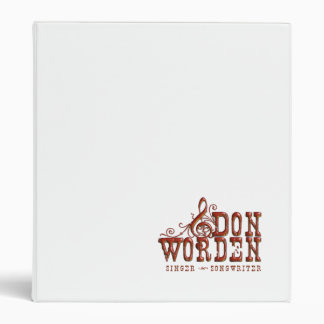 Don Worden Singer~Songwriter Binder
