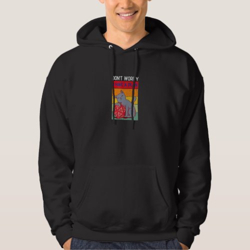 Don Worry I Have A Plan D20 Dice Dungeons Cat Dnd  Hoodie