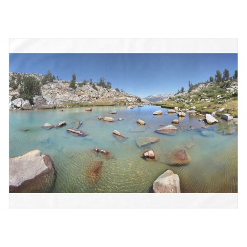 Donahue Pass Lake _ Yosemite Tablecloth