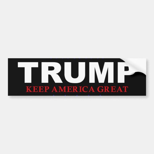 Donal Trump Election Bumper Stocker Bumper Sticker