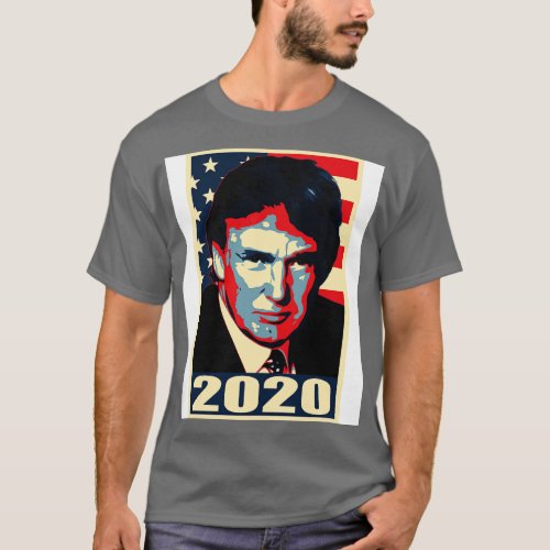 Donald 2020 And Stripes 1 T_Shirt