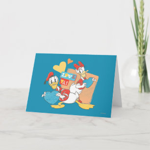Donald and Daisy Duck   Love Ya! Holiday Card