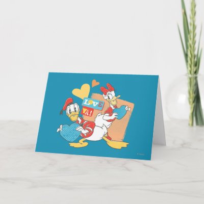Donald and Daisy Duck | Love Ya! Holiday Card