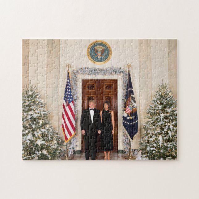 Donald and Melania Trump Jigsaw Puzzle (Horizontal)