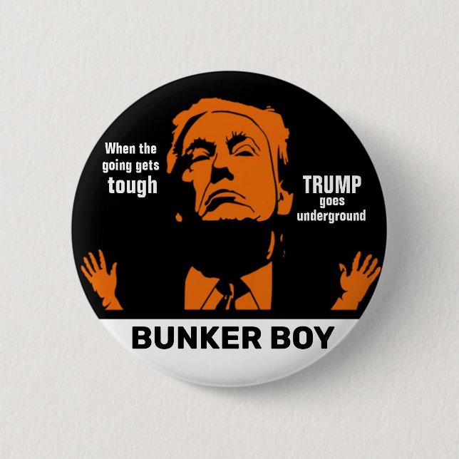 Donald Bunker Boy Trump Button (Front)