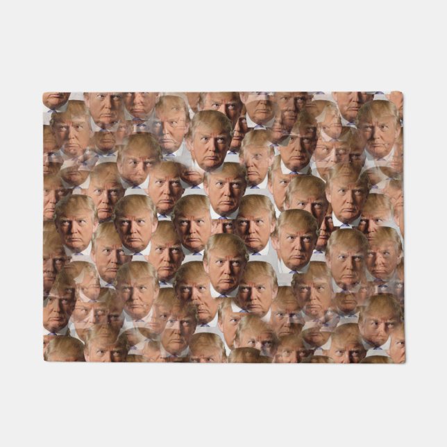 donald drumpf doormat door mat (Front)