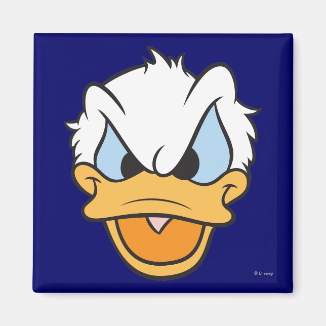 Donald Duck | Angry Face Closeup Magnet (Front)