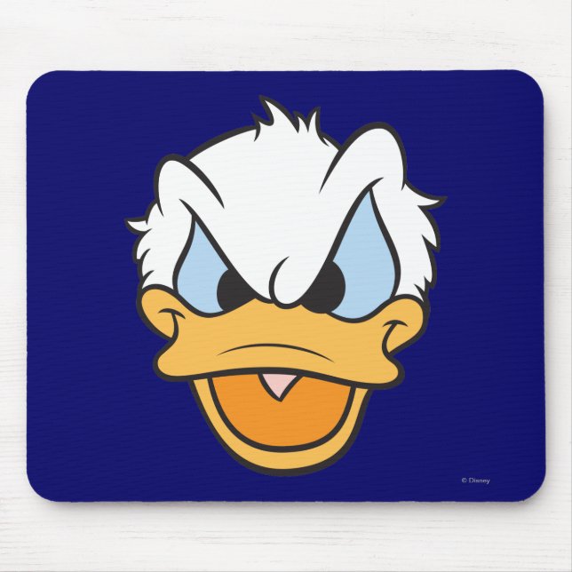 Donald Duck | Angry Face Closeup Mouse Pad (Front)