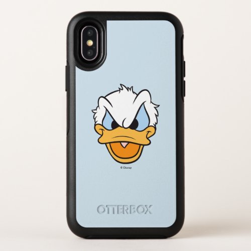 Donald Duck  Angry Face Closeup OtterBox Symmetry iPhone X Case