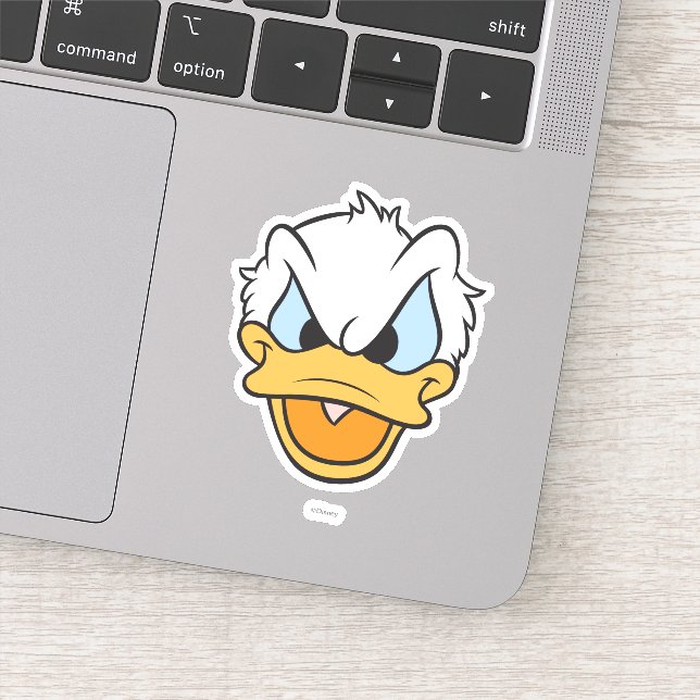 Donald Duck | Angry Face Closeup Sticker (Detail)