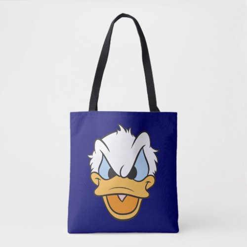 Donald Duck  Angry Face Closeup Tote Bag