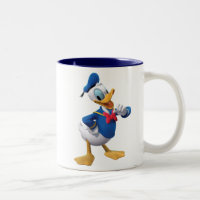 Donald Duck | Arm Up Two-Tone Coffee Mug