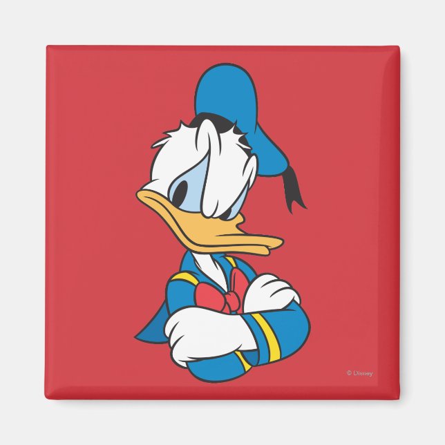 Donald Duck | Arms Crossed Magnet (Front)