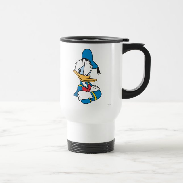 Donald Duck | Arms Crossed Travel Mug (Right)