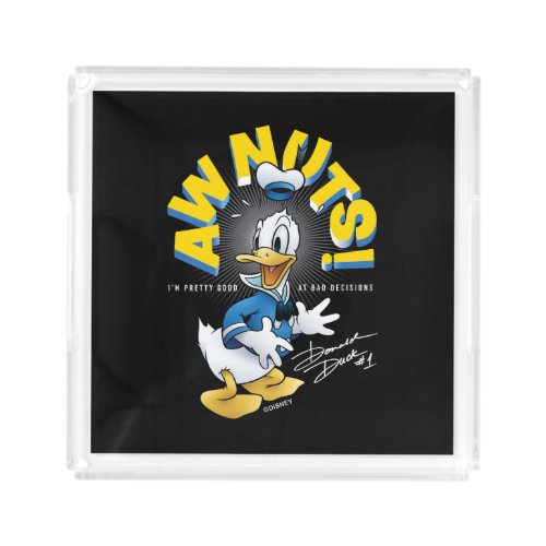 Donald Duck Awnuts Acrylic Tray