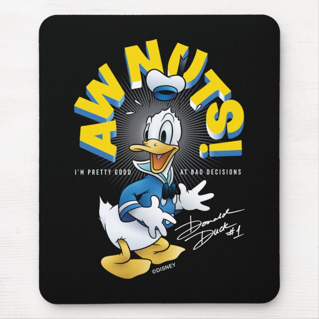Donald Duck Awnuts! Mouse Pad (Front)