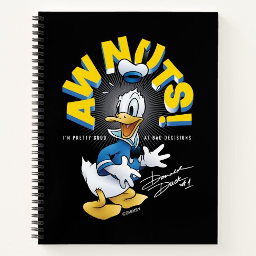 Donald Duck Awnuts Notebook