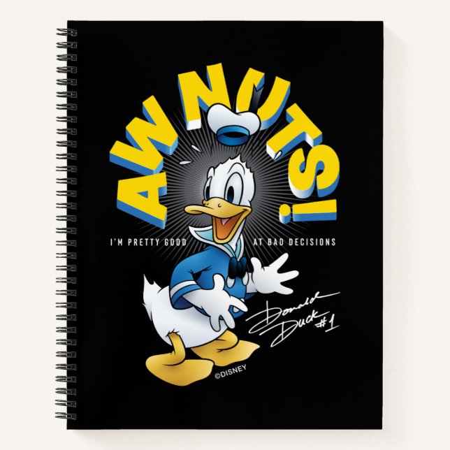 Donald Duck Awnuts! Notebook (Front)