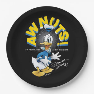 Donald Duck Awnuts! Paper Plates