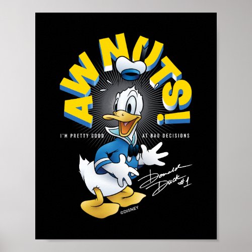 Donald Duck Awnuts Poster