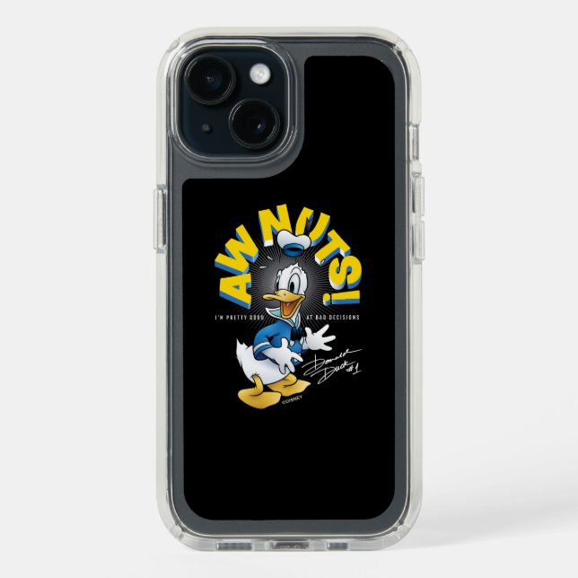 Donald Duck Awnuts! Speck iPhone Case (Front (Black))