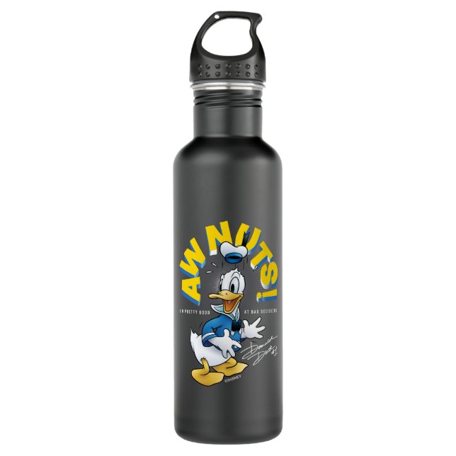 Donald Duck Awnuts! Stainless Steel Water Bottle (Front)