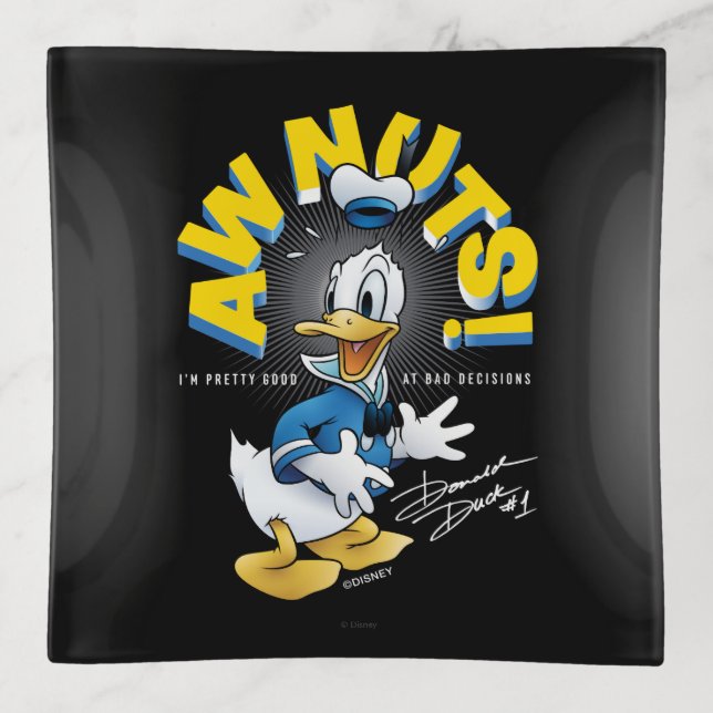 Donald Duck Awnuts! Trinket Tray (Front)