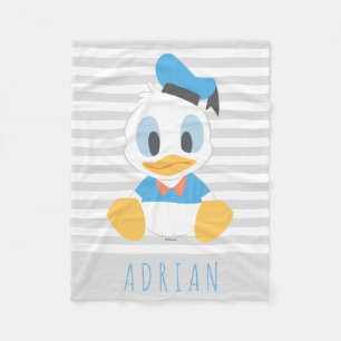 Donald Duck Baby Donald - Add Your Name Fleece Blanket