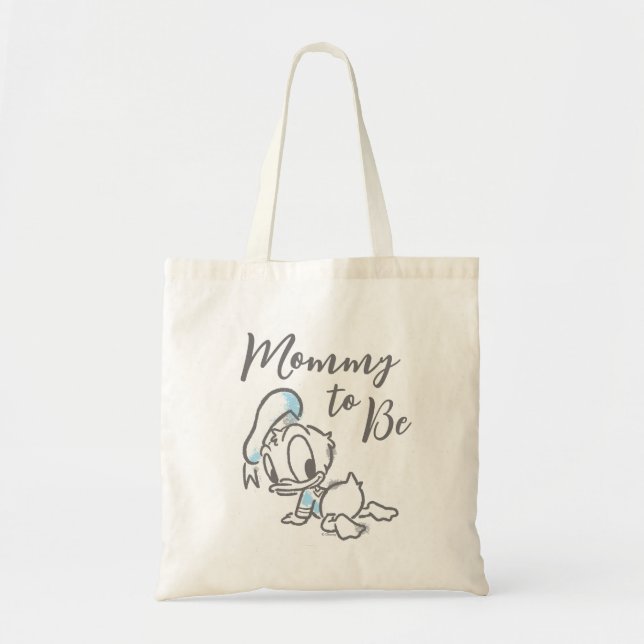 Donald Duck Baby Shower Mommy to Be Tote Bag (Front)