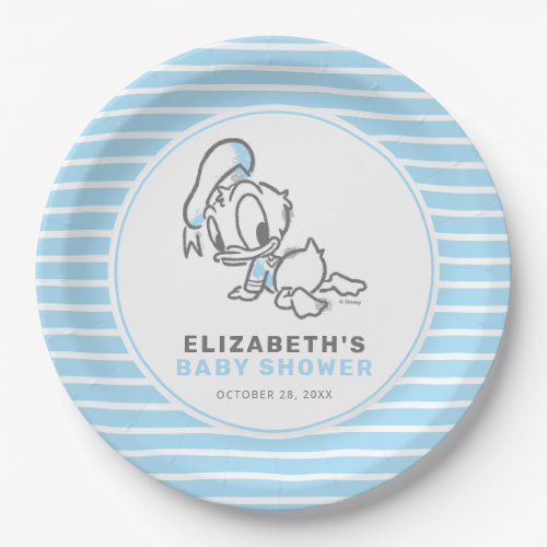 Donald Duck Baby Shower Paper Plates