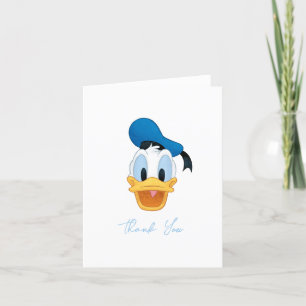 Donald Duck Baby Shower Thank You Card