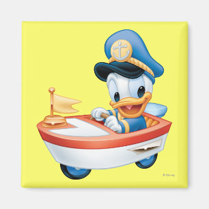Donald Duck Boat Baby Magnet