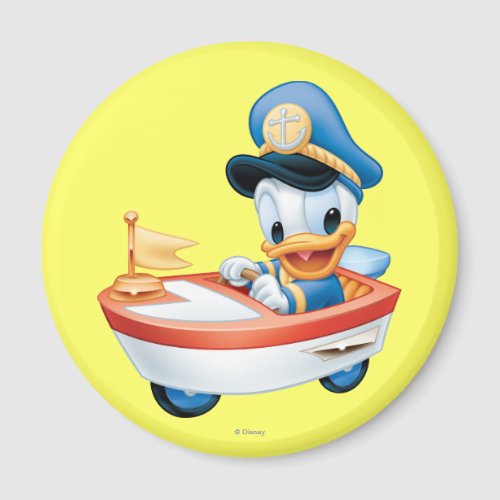 Donald Duck  Boat Baby Magnet