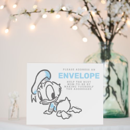 Donald Duck Boy Baby Shower Address An Envelope Foam Board