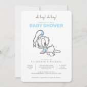 Donald Duck Boy Baby Shower Invitation (Front)