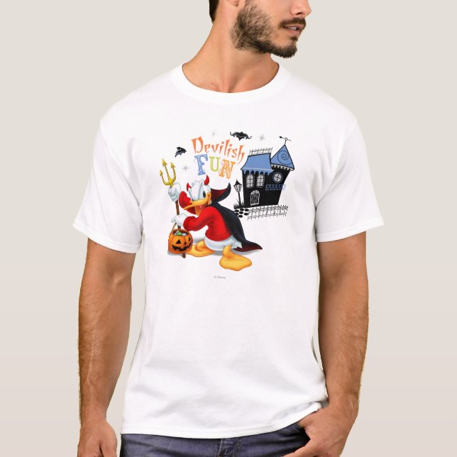 Donald Duck: Devilish Fun T-Shirt (Front)