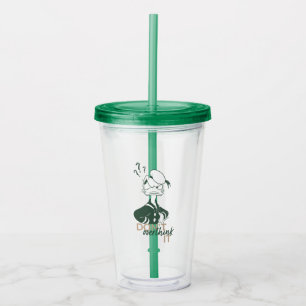 Donald Duck "Don't Overthink It" Acrylic Tumbler