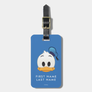 Donald Duck Emoji Family Vacation Luggage Tag