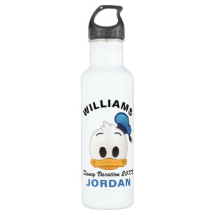 Donald Duck Emoji Family Vacation Stainless Steel Water Bottle