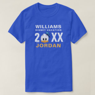 Donald Duck Emoji   Family Vacation T-Shirt