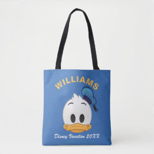 Donald Duck Emoji Family Vacation Tote Bag