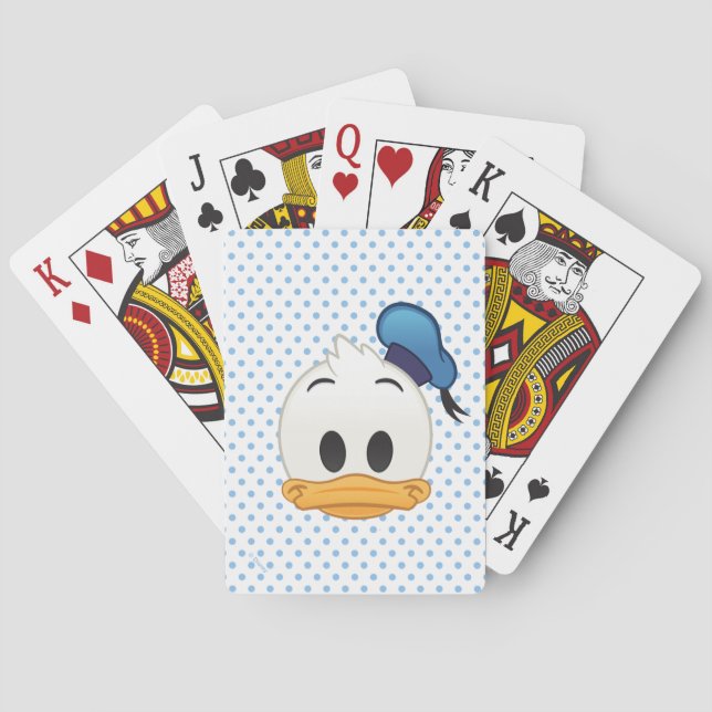 Donald Duck Emoji Playing Cards (Back)