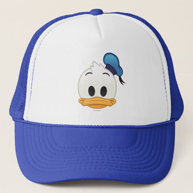 Donald Duck Emoji Trucker Hat (Front)