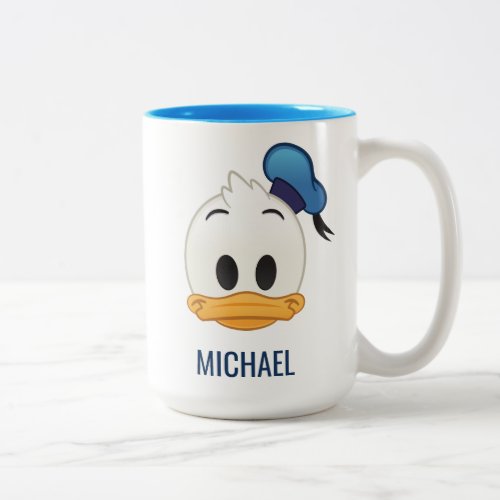 Donald Duck Emoji Two_Tone Coffee Mug