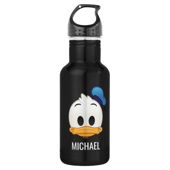 Donald Duck Emoji Water Bottle (Front)
