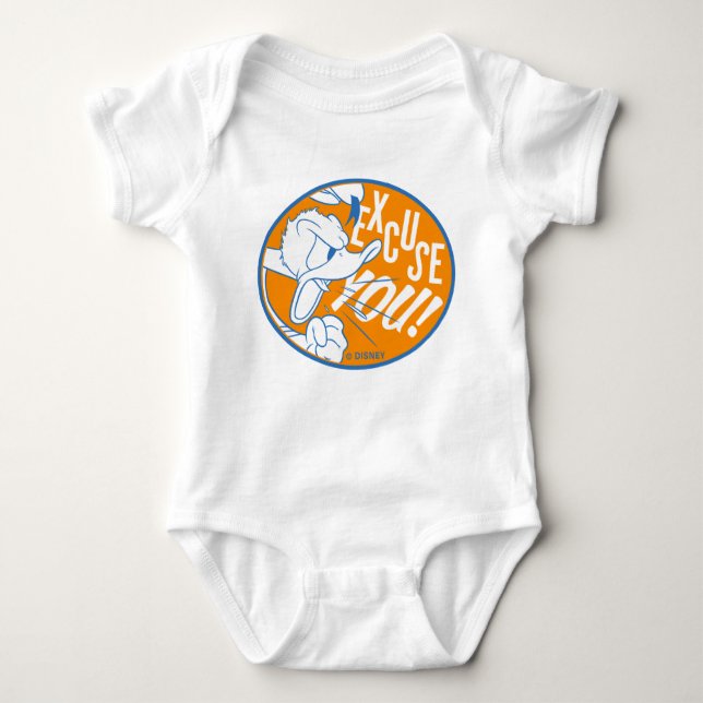 Donald Duck | Excuse You Baby Bodysuit (Front)