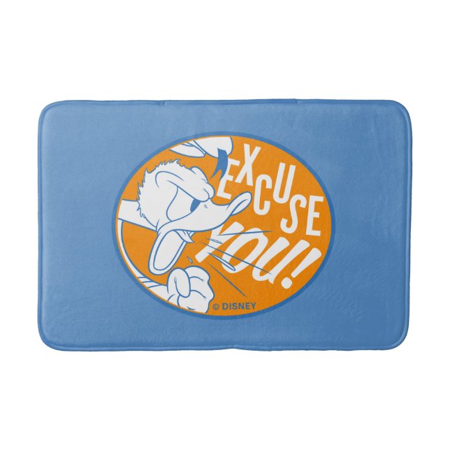 Donald Duck | Excuse You Bath Mat (Front)